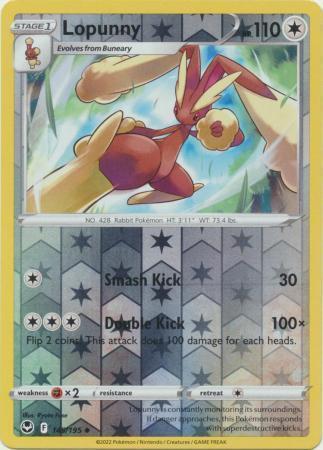 Lopunny – 145/195 – Uncommon Reverse Holo