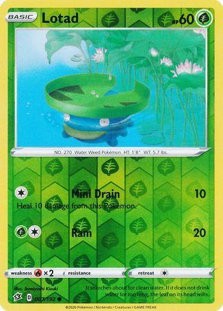 Lotad – 7/192 – Common Reverse Holo