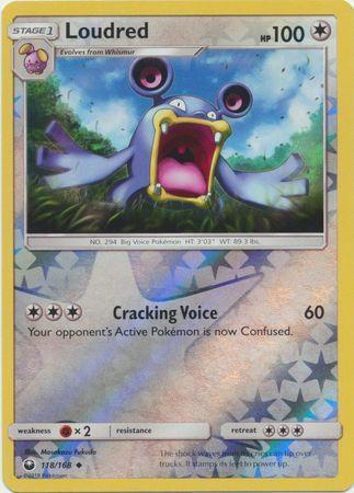 Loudred – 118/168 – Uncommon Reverse Holo