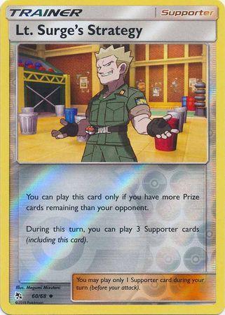 Lt. Surge’s Strategy – 60/68 – Uncommon Reverse Holo