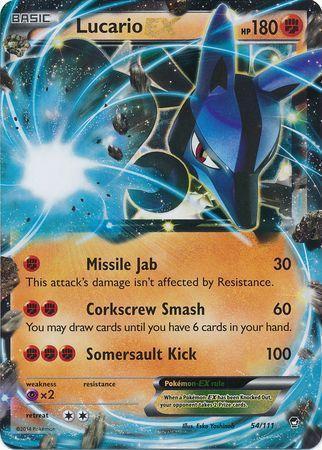 Lucario EX – 54/111 – Ultra Rare