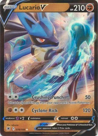 Lucario V – 078/189 – Ultra Rare