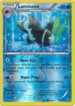 Lumineon – 19/119 – Uncommon Reverse Holo