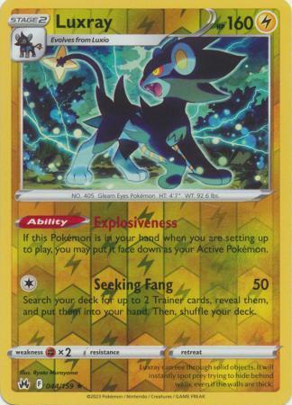 Luxray – 044/159 – Rare Reverse Holo
