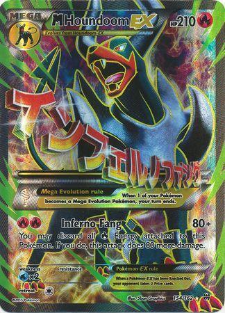 M Houndoom EX – 154/162 – Full Art Ultra Rare