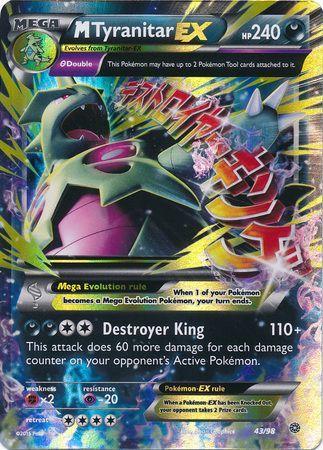 M Tyranitar EX – 43/98 – Ultra Rare