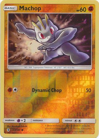 Machop – 63/145 – Common Reverse Holo