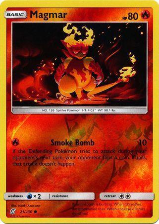 Magmar – 21/236 – Common Reverse Holo