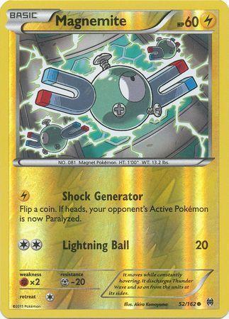 Magnemite – 52/162 – Common Reverse Holo