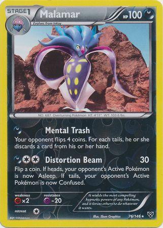 Malamar – 76/146 – Rare Reverse Holo