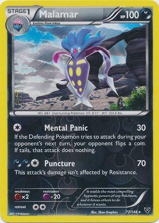 Malamar – 77/146 – Rare Reverse Holo