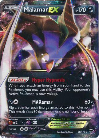 Malamar EX – 58/119 – Ultra Rare