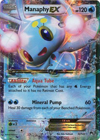 Manaphy EX – 32/122 – Ultra Rare