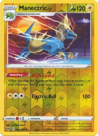 Manectric – 052/185 – Rare Reverse Holo
