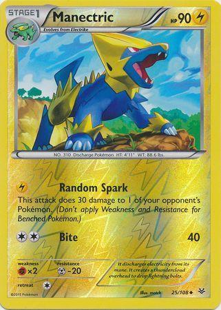 Manectric – 25/108 – Uncommon Reverse Holo