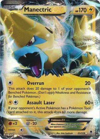 Manectric EX – 23/119 – Ultra Rare