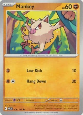 Mankey - 106/193 - Common