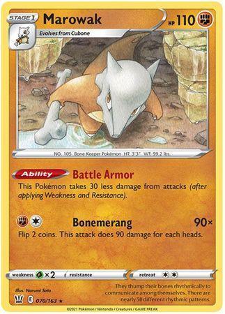 Marowak – 70/163 – Rare