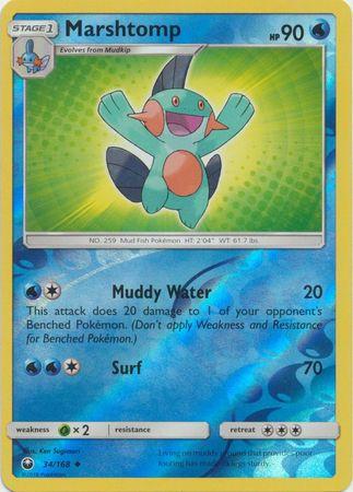 [ESP] Marshtomp – 34/168 – Uncommon Reverse Holo