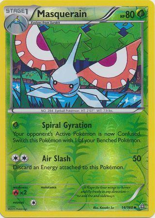 Masquerain – 14/160 – Uncommon – Reverse Holo