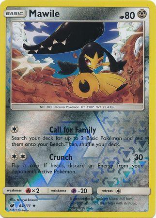 Mawile – 64/111 – Uncommon Reverse Holo