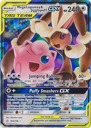 Mega Lopunny – Jigglypuff GX – 165/236 – Ultra Rare