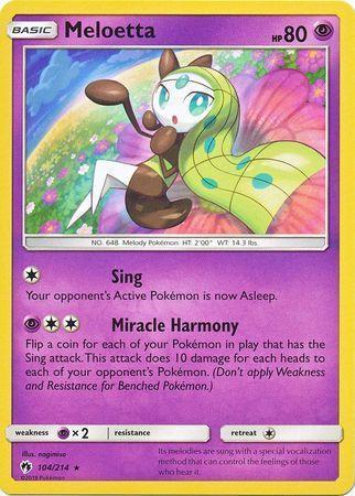 Meloetta – 104/214 – Rare