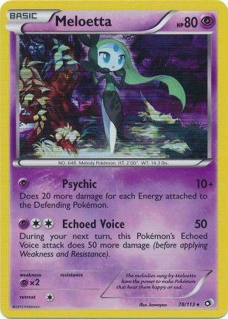 Meloetta – 78/113 – Holo Rare