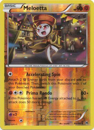 Meloetta – 85/162 – Holo Rare Reverse Holo