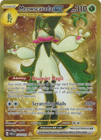 Meowscarada ex – 271/193 – Gold Secret Rare