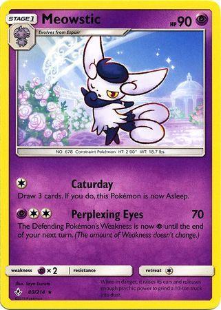 Meowstic – 80/214 – Rare