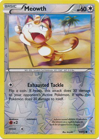 Meowth – 53/83 – Common Reverse Holo