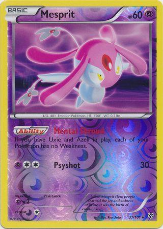 Mesprit – 37/101 – Holo Rare Reverse Holo