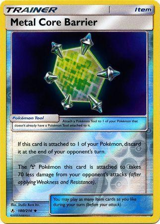 Metal Core Barrier – 180/214 – Uncommon Reverse Holo