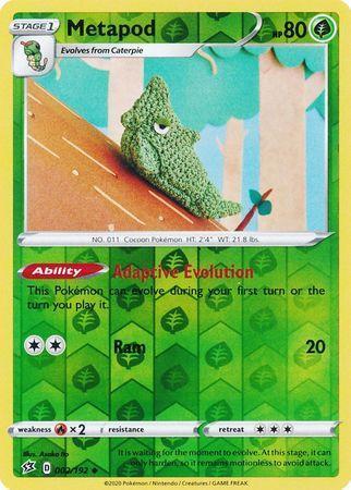 Metapod – 2/192 – Uncommon Reverse Holo