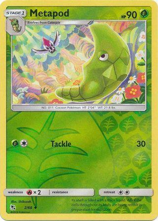 Metapod – 2/68 – Uncommon Reverse Holo
