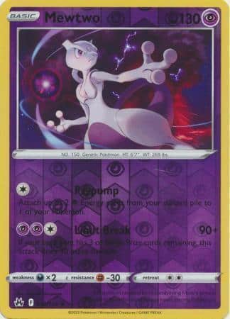 Mewtwo – 059/159 – Holo Rare Reverse Holo