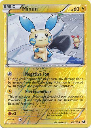 Minun – 40/108 – Common Reverse Holo