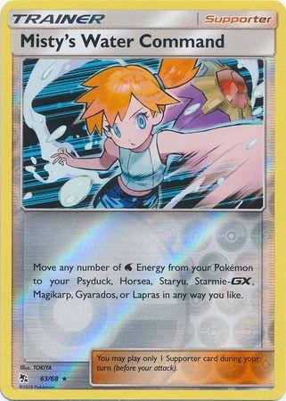 Misty’s Water Command – 63/68 – Holo Rare Reverse Holo