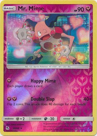 Mr. Mime – 43/68 – Rare Reverse Holo