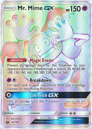 Mr. Mime GX – 173/168 – Hyper Rare