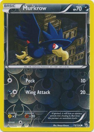 Murkrow – 72/124 – Common Reverse Holo