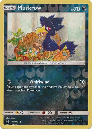 Murkrow - 78/145 - Common Reverse Holo