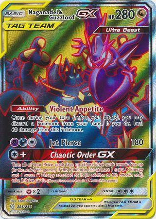 Naganadel – Guzzlord GX – 223/236 – Full Art Ultra Rare