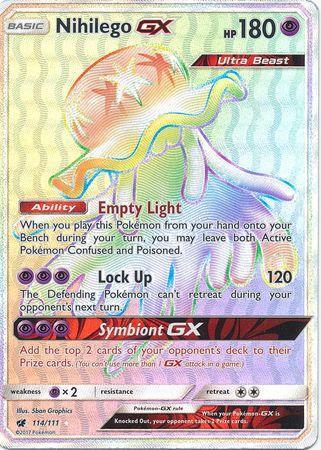 Nihilego GX – 114/111 – Hyper Rare