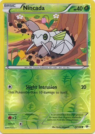 Nincada – 9/108 – Common Reverse Holo