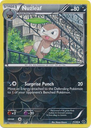 Nuzleaf – 71/99 – Uncommon Reverse Holo