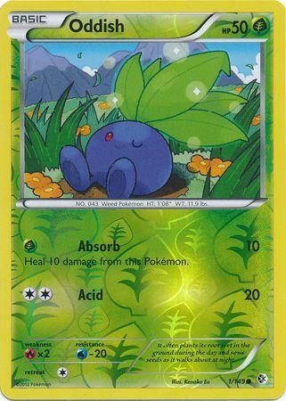 Oddish – 1/149 – Common Reverse Holo