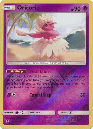 Oricorio – 55/145 – Rare Reverse Holo