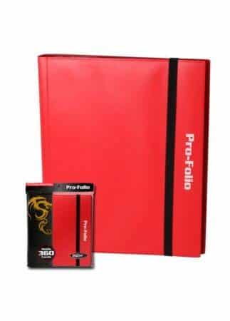 Carpeta 9 Pro Folio Pocket Album Roja